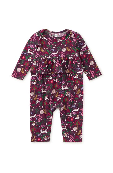 Pretty Peplum Baby Romper