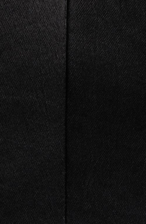 Alexander Mcqueen Mcqueen Satin Mini Cocktail Dress In Black