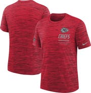 Nike Youth Nike Red Kansas City Chiefs Sideline Velocity Dri-FIT T-Shirt