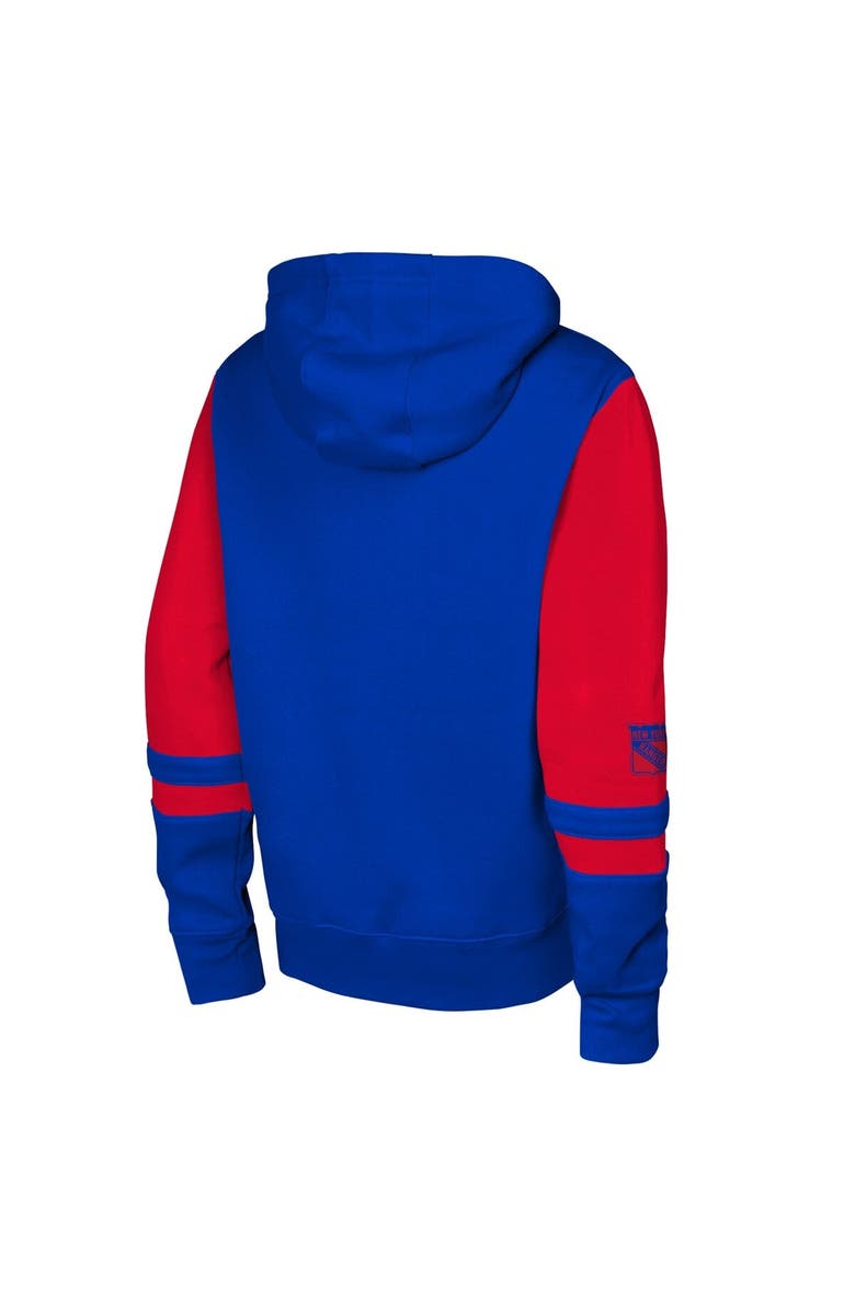 Outerstuff Youth Blue New York Rangers Face Off Full-Zip Hoodie, Alternate, color, Blue