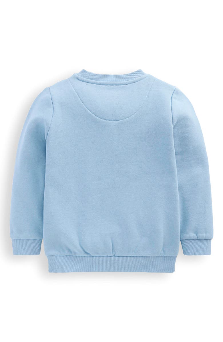 Mini Boden Kids' Cat Appliqué Graphic Sweatshirt, Alternate, color, 