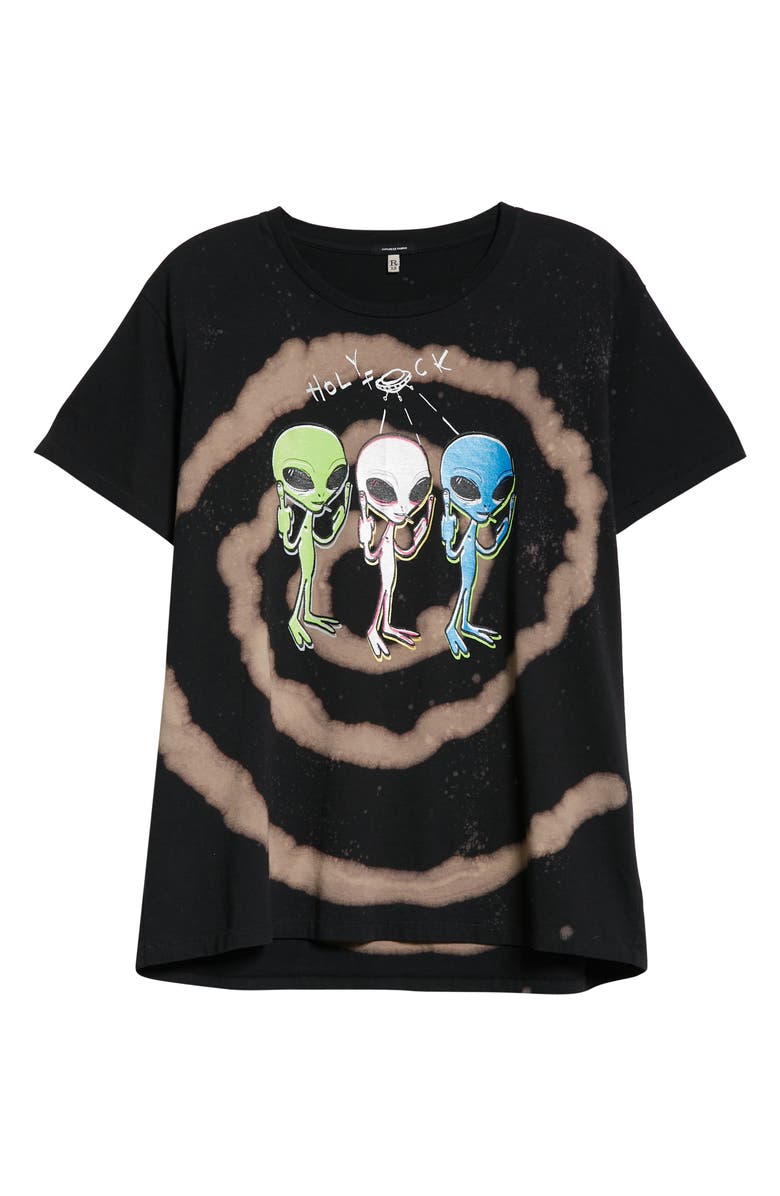 R13 Holy F**k Cotton Graphic Tee, Alternate, color, 
