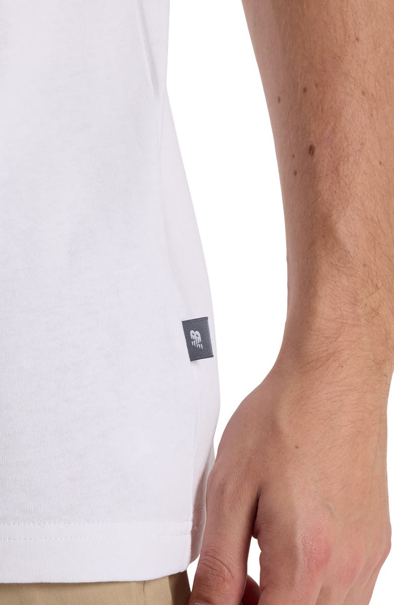 New Balance x Face Oka Smile Logo Graphic T-Shirt, Alternate, color, White