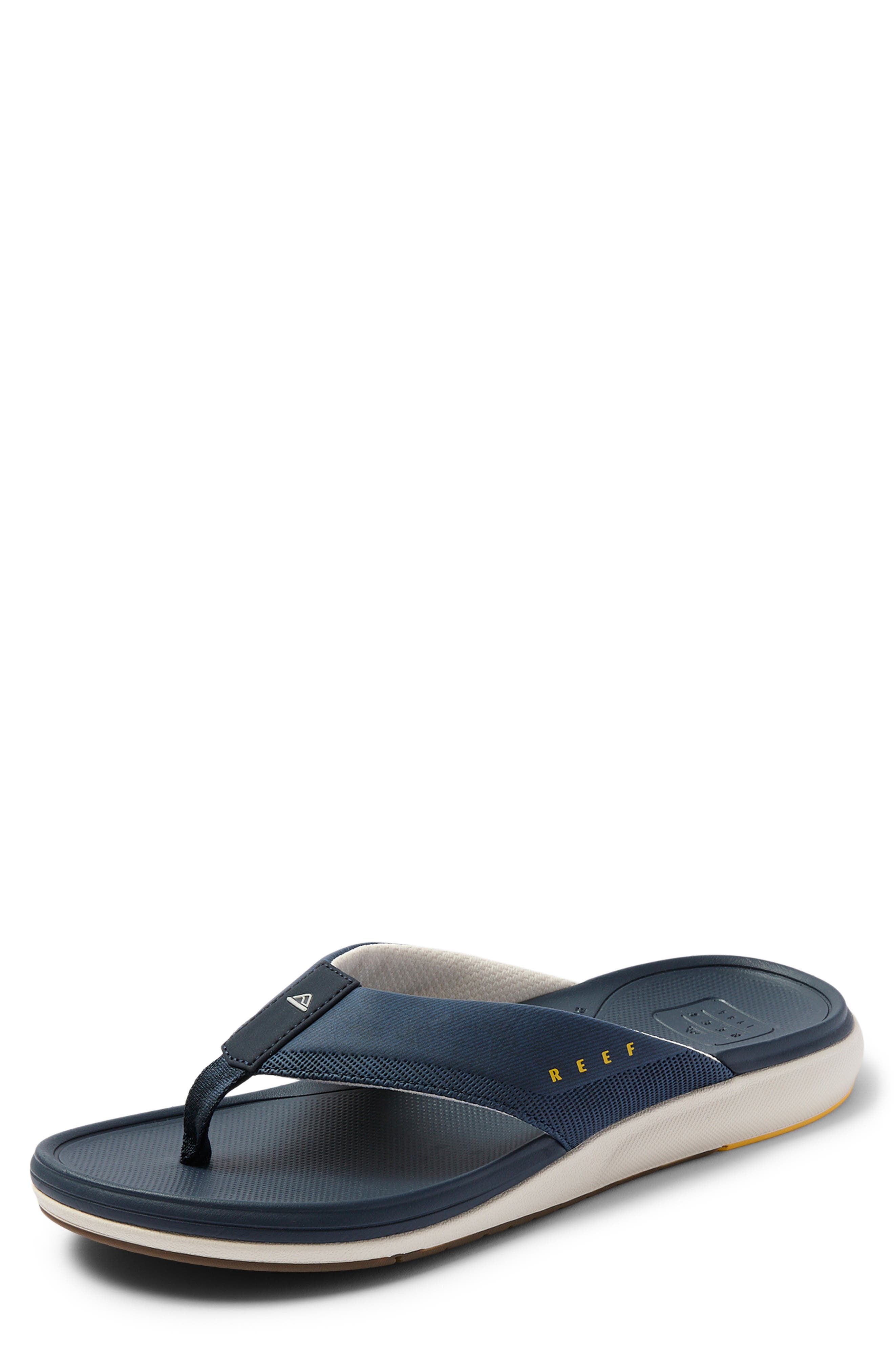 Reef Cushion Norte Water Friendly Flip Flop, Alternate, color, Navy