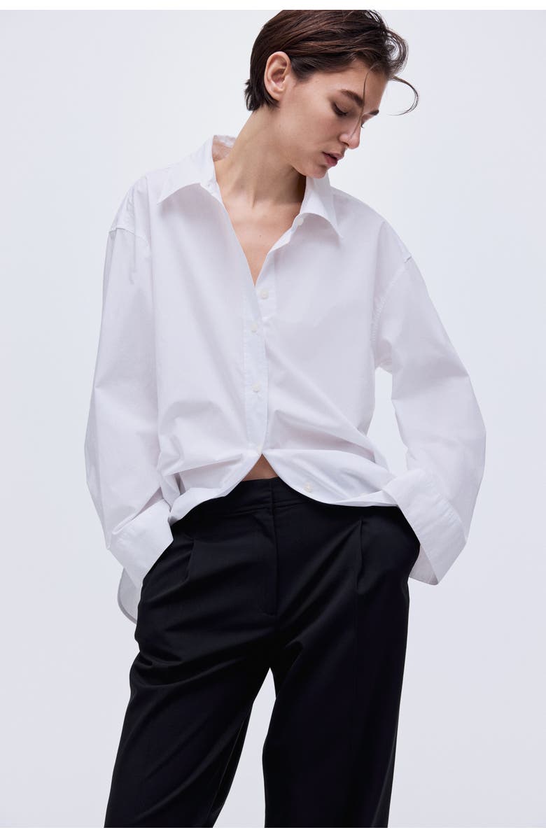 H&M Wide Trousers, Alternate, color, 