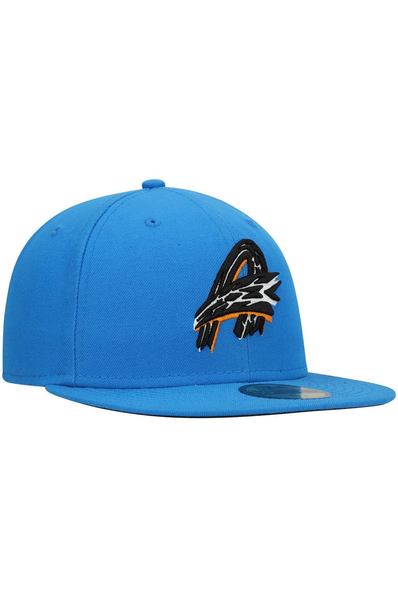Men's New Era Royal Akron RubberDucks Authentic Collection Team Alternate 59FIFTY Fitted Hat, Alternate, color, Royal