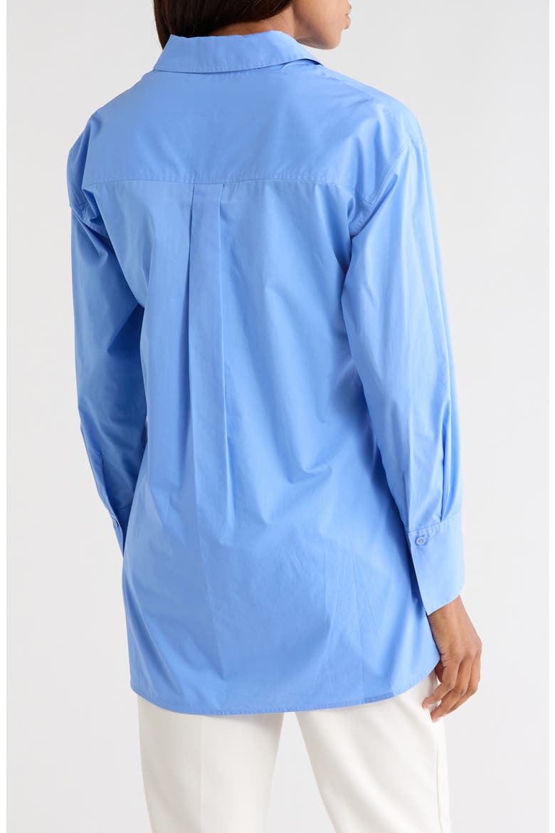 Yara Cotton Poplin Shirt, Alternate, color, BLUEBELL