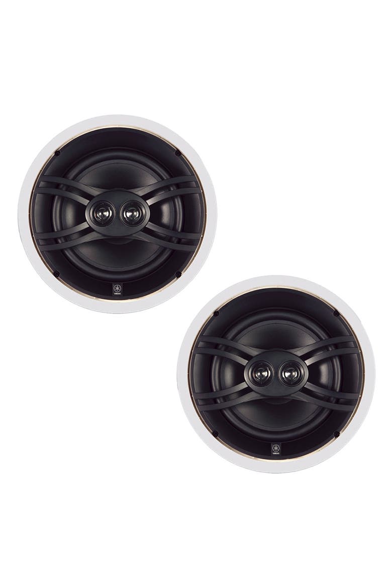 NS-IW480C 8" 3-Way In-Wall Speakers - Pair, Main, color, White