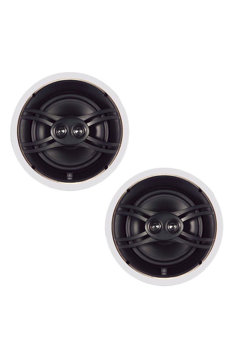 Yamaha NS-IW480C 8" 3-Way In-Wall Speakers - Pair, Main, color, White