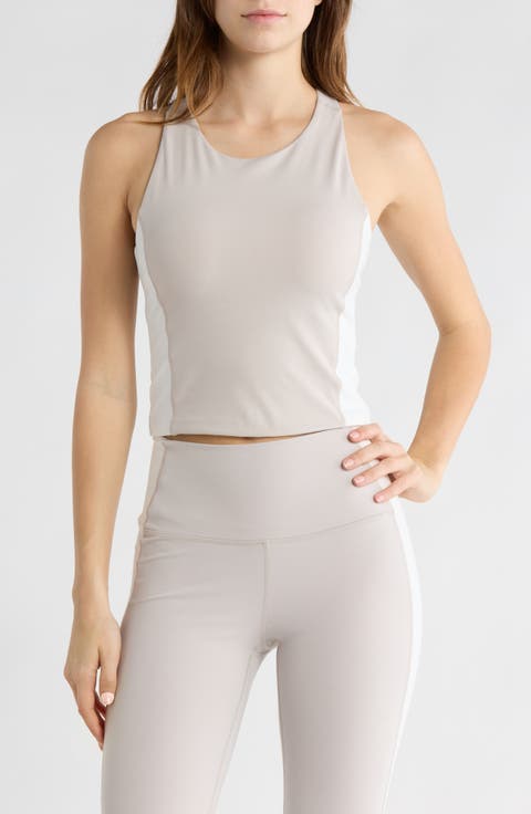 Lux Racerback Crop Tank