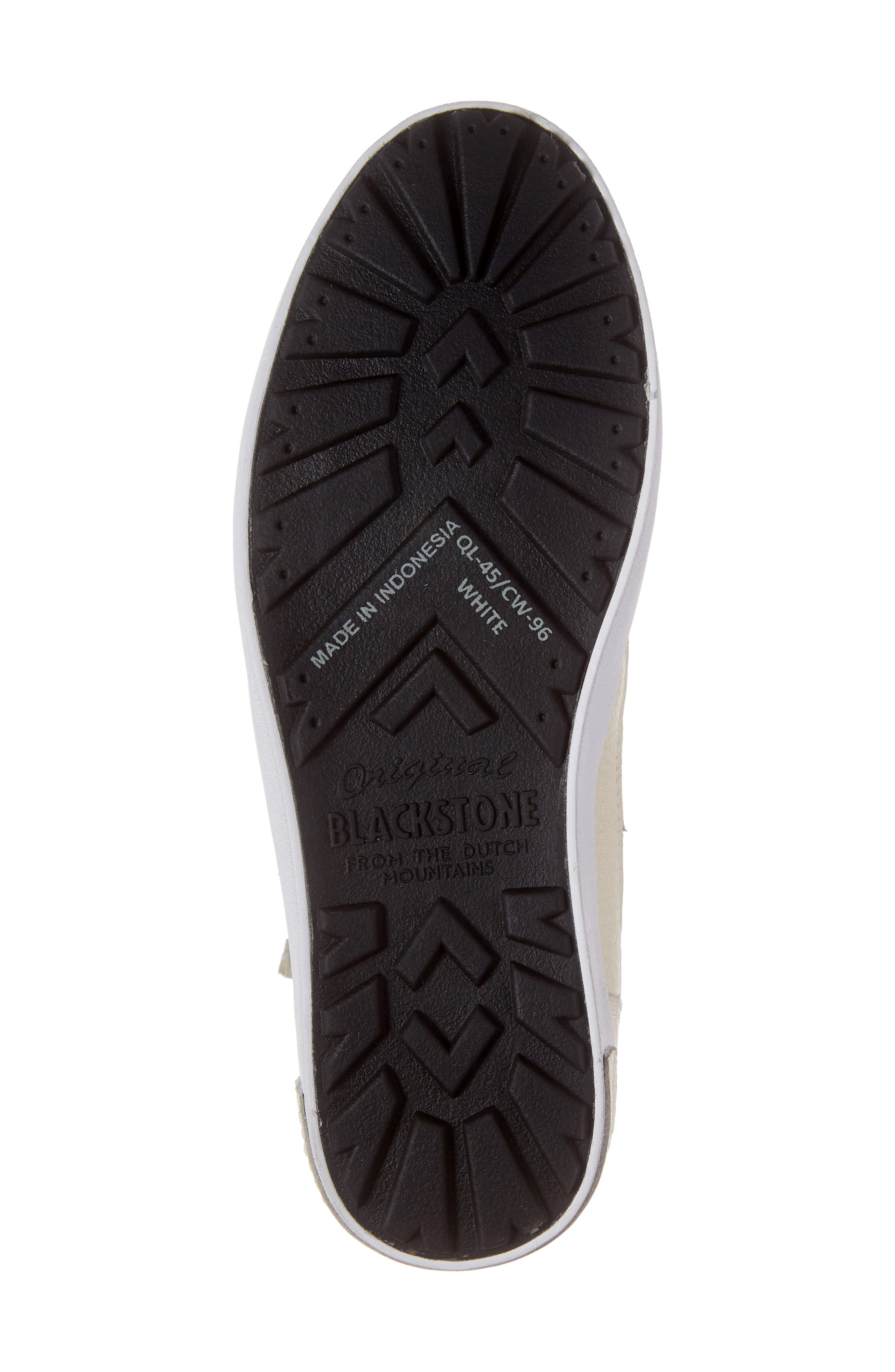 Blackstone 'CW96' Genuine Shearling Lined Sneaker Boot, Alternate, color, Off White Leather