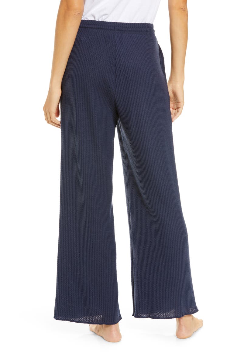 Socialite Waffle Knit Wide Leg Lounge Pants, Alternate, color,