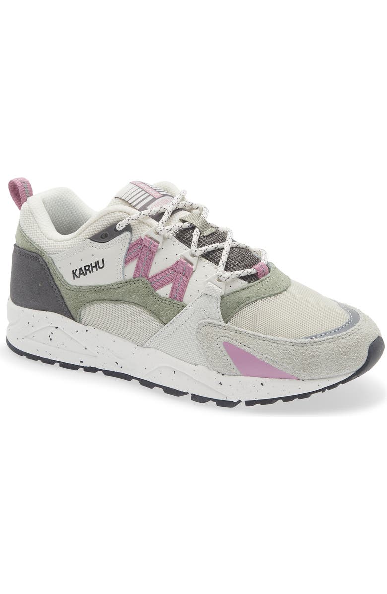 Karhu Gender Inclusive Fusion 2.0 Sneaker, Main, color, Dark Gull Gray / Lilas