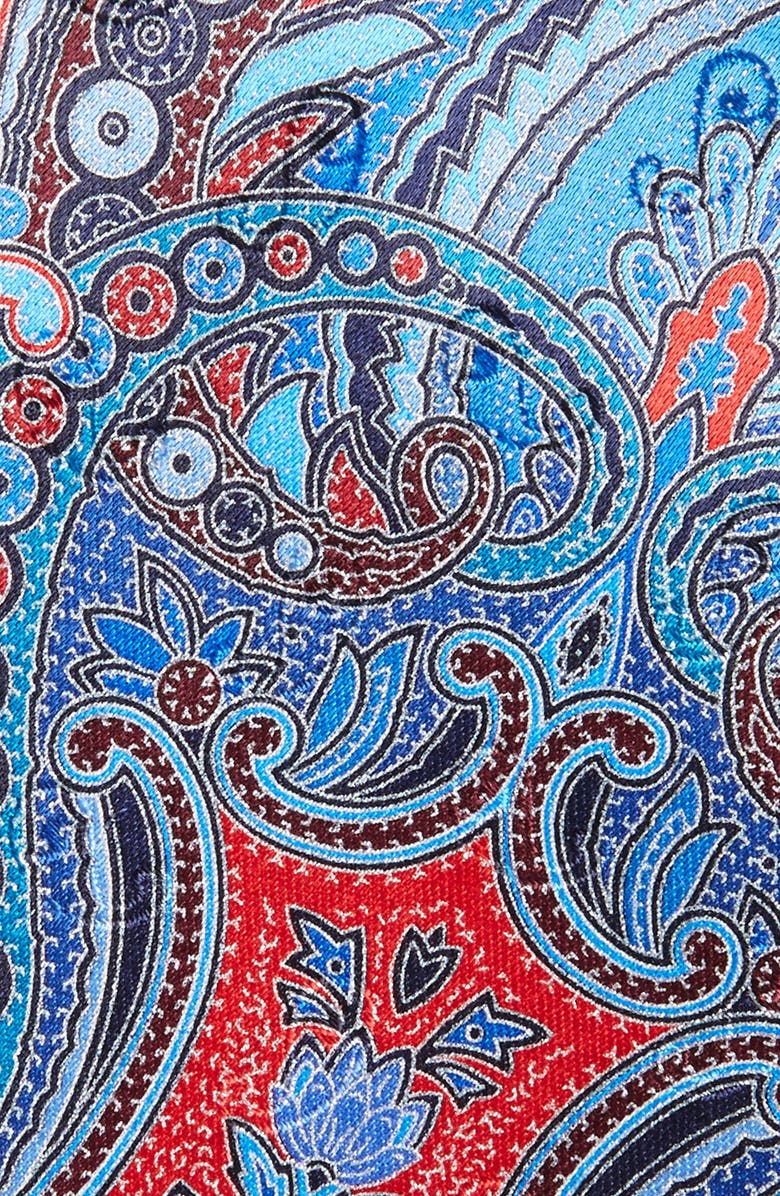 ZEGNA Ermenegildo Zegna Quindici Paisley Silk Tie, Alternate, color, 