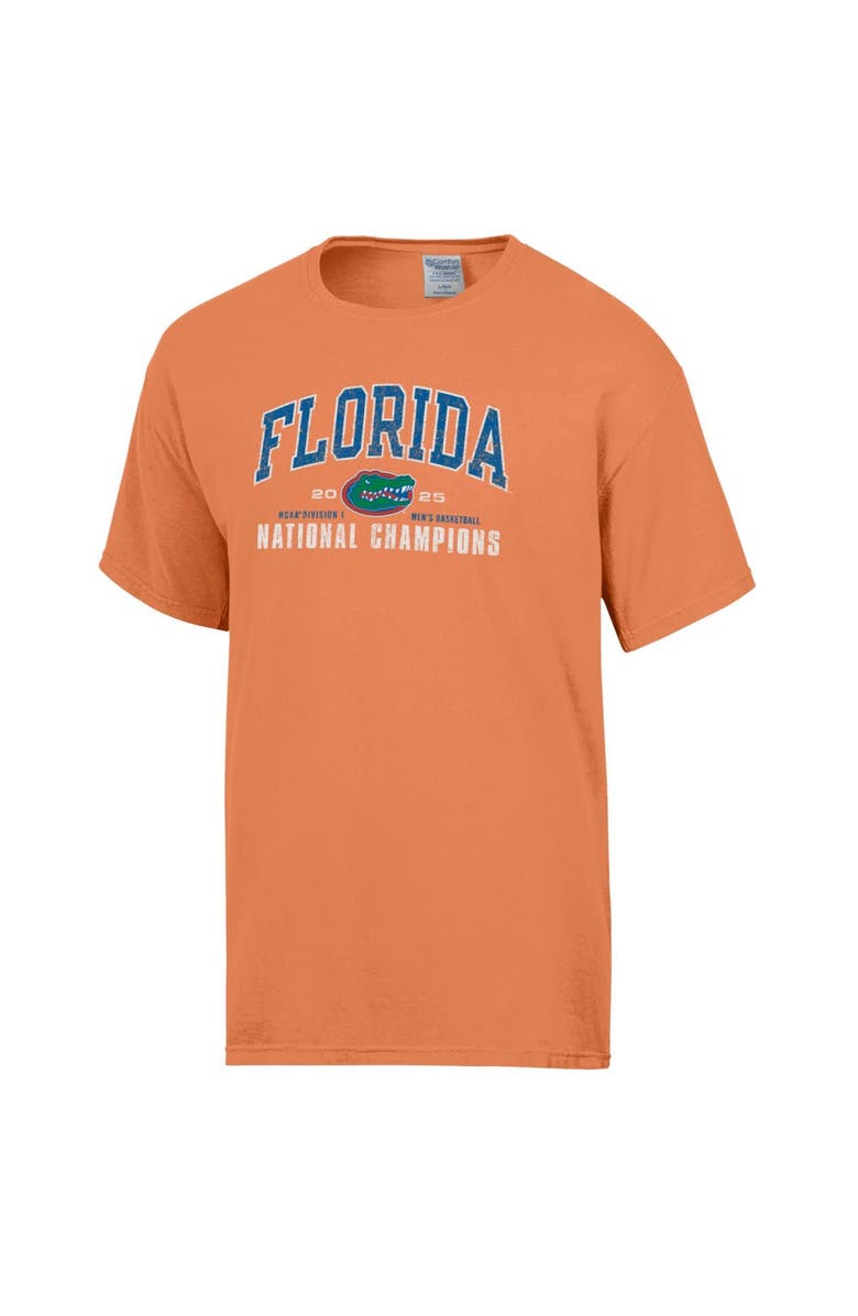ComfortWash Men's ComfortWash Orange Florida Gators 2025 NCAA Men's Basketball National Champions T-Shirt, Alternate, color, 