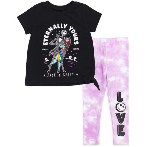 Nightmare Before Christmas Sally T-Shirt & Leggings Set (Toddler, Little Kid & Big Kid)