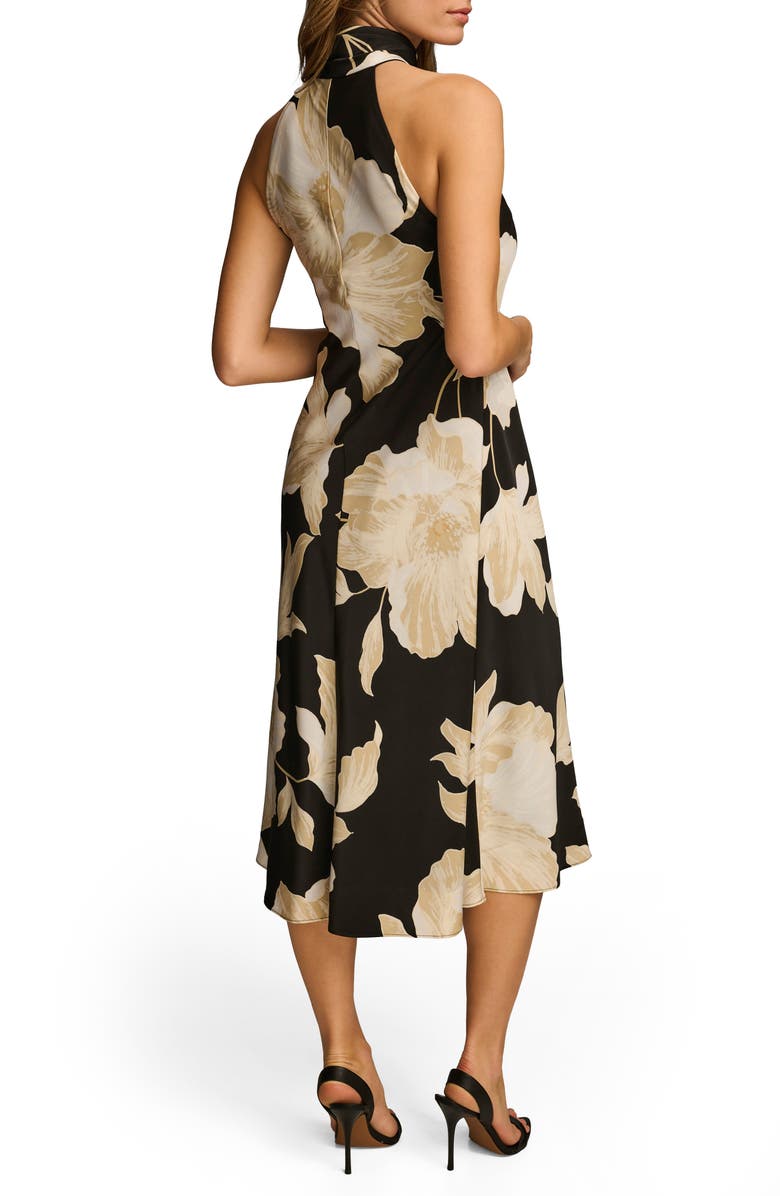 Donna Karan New York Floral Print Sleeveless Midi Dress, Alternate, color,