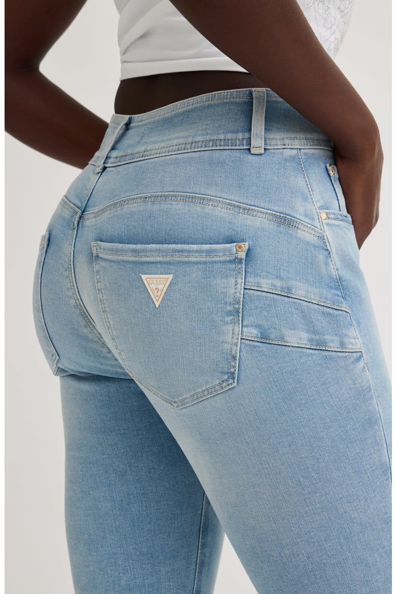 Shape Up High Waist Ankle Skinny Jeans, Alternate, color, RWAT-OPEN