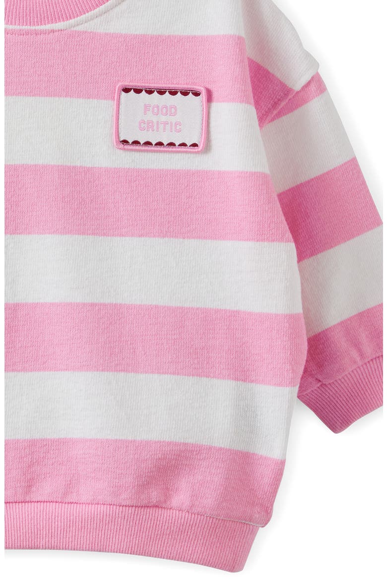 Tyla Knit Sweatshirt, Alternate, color, Strawberry Milk Vanilla