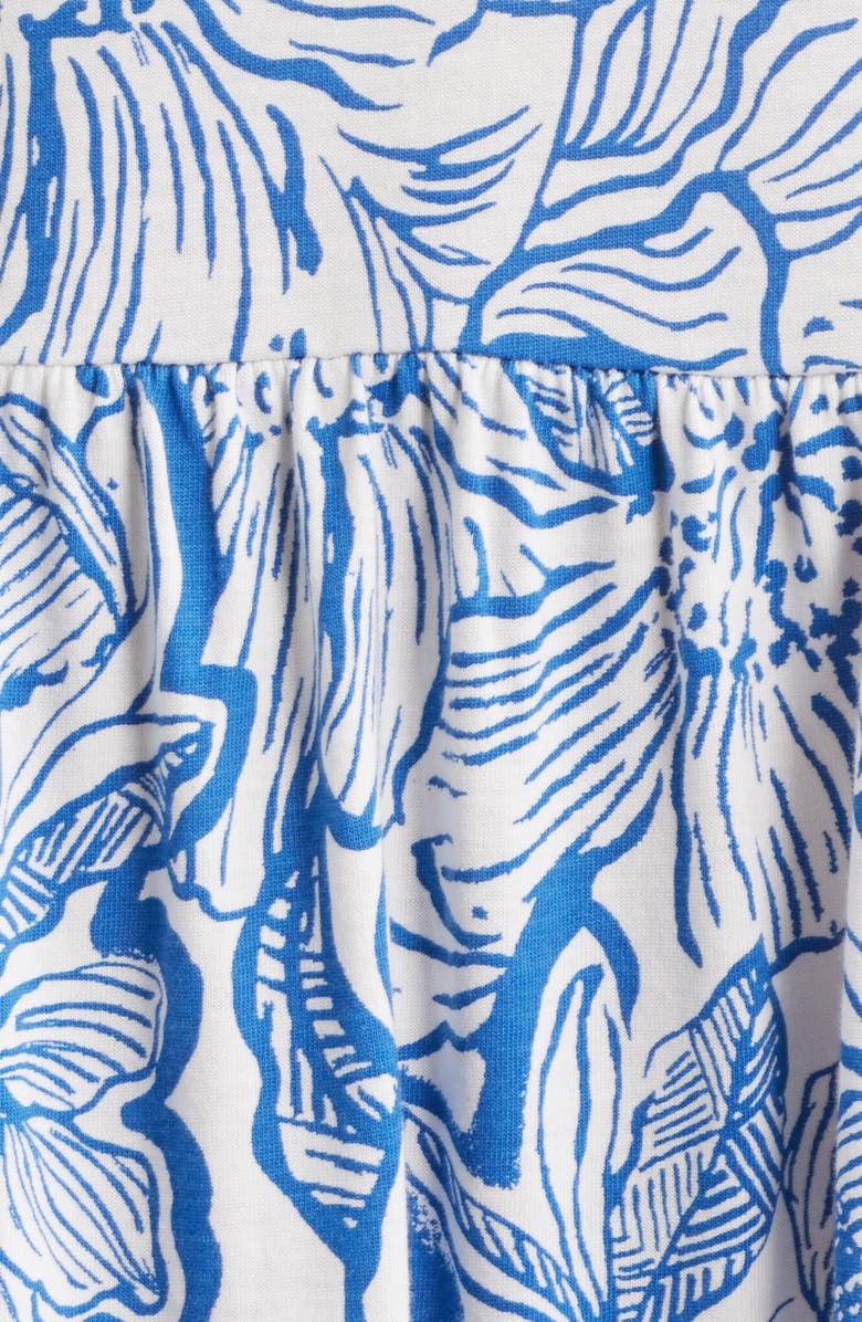 Lilly Pulitzer<sup>®</sup> Hayleigh Tiered Sleeveless Cotton Midi Dress, Alternate, color, Starlight Navy Unforgettable