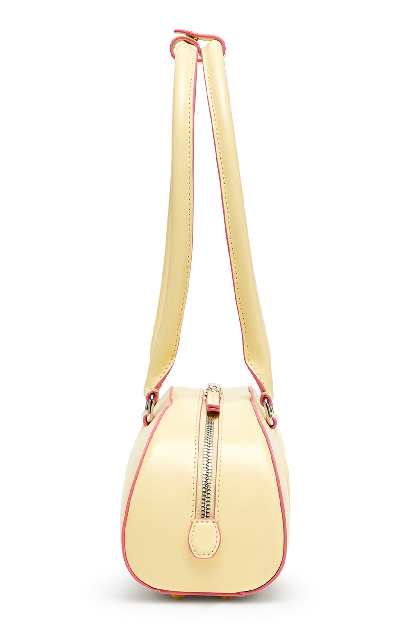 1DR 2.0 Dome East/West Leather Shoulder Bag, Alternate, color, YELLOW