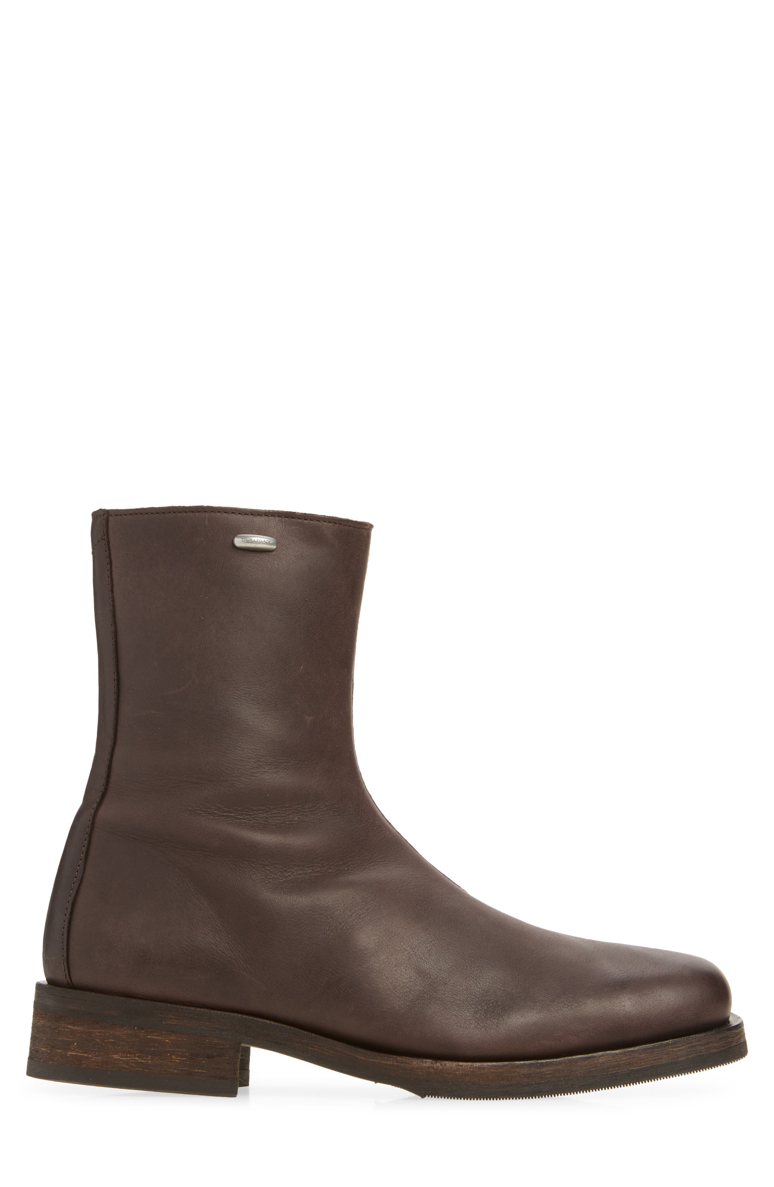 Camion Leather Boot, Alternate, color, MATTED BROWN WAXED BOVINE