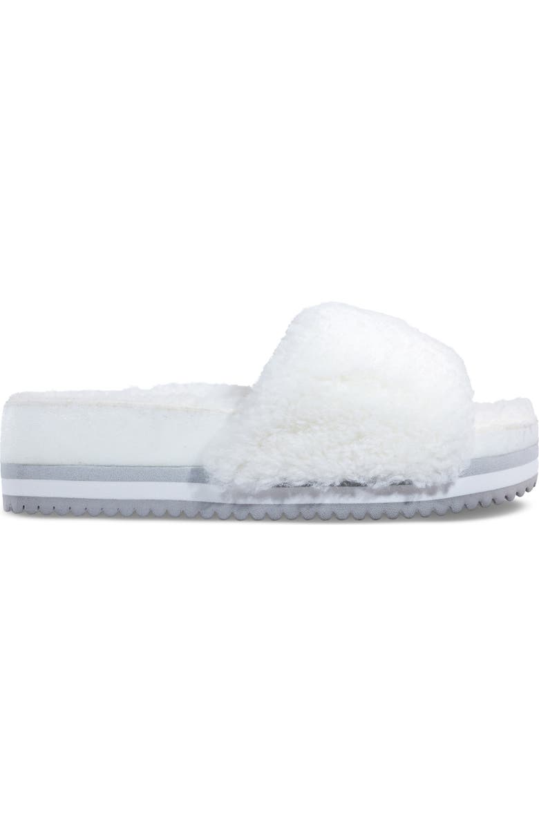 FLEKS Cito Genuine Shearling Slide Sandal, Alternate, color, Iceberg