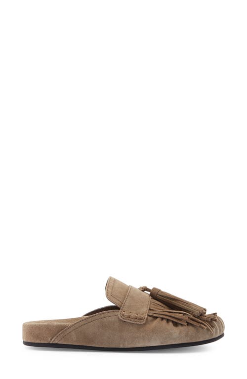 Jeffrey Campbell Toggle Fringe Mule In Brown