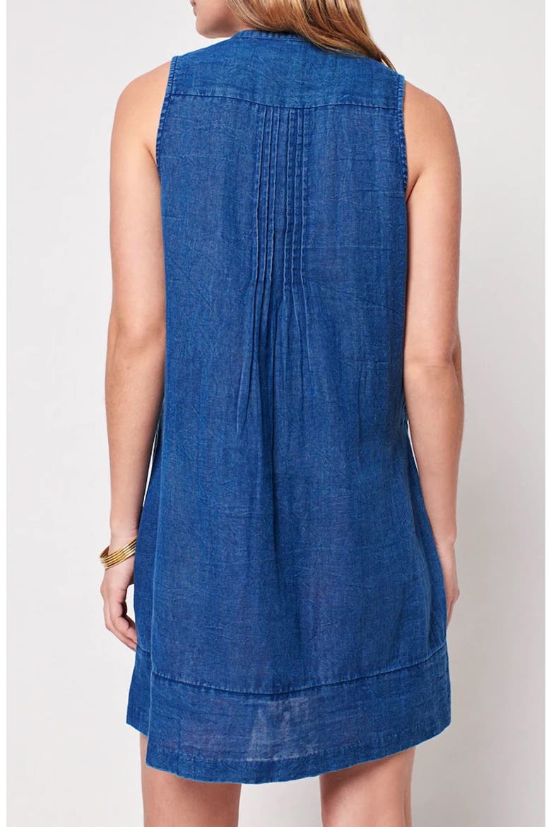 Isha Sleeveless Organic Cotton Dress, Alternate, color, INDIGO