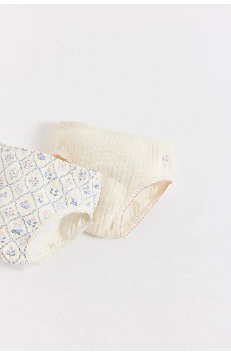 Babycottons Jane 2-Pack Underwear for Little Kid & Big Kid, Alternate, color, Off White