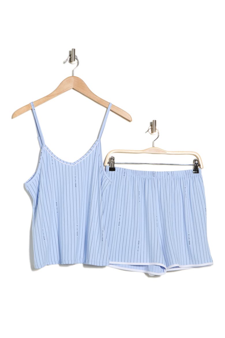 Logo Stripe Pajamas, Alternate, color, HILFIGER STRIPE SWEET BLUE