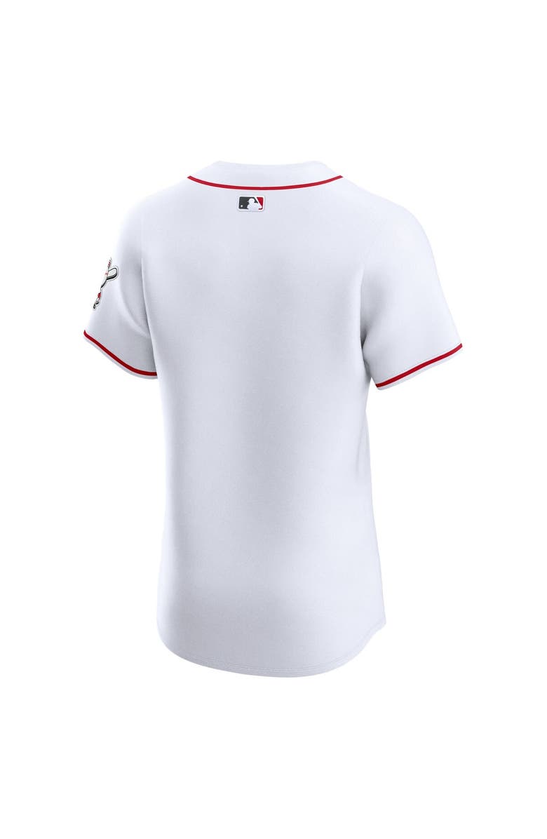 Nike Men's Nike White Cincinnati Reds Home Elite Jersey, Alternate, color,