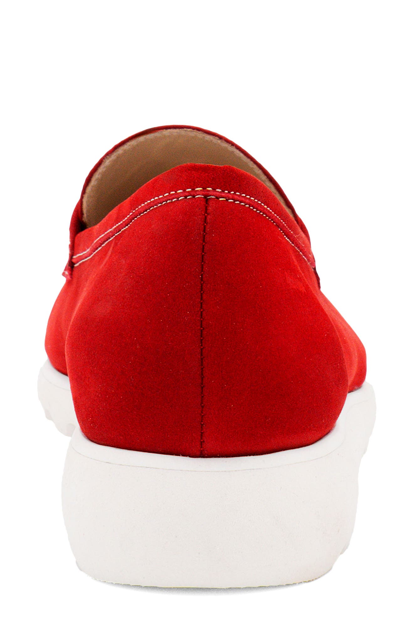 Elemento Fringe Penny Loafer, Alternate, color, ROSSO LONG BEACH