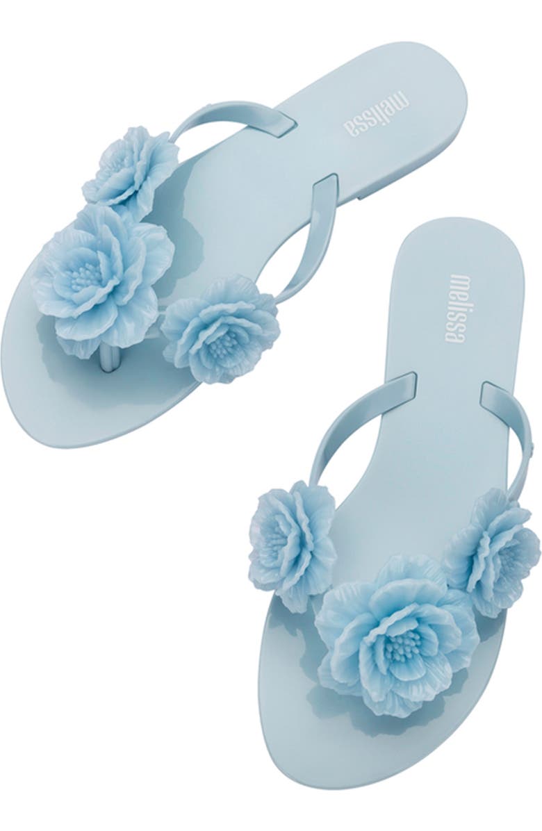 Melissa Harmonic Springtime Flip Flop, Alternate, color, Blue