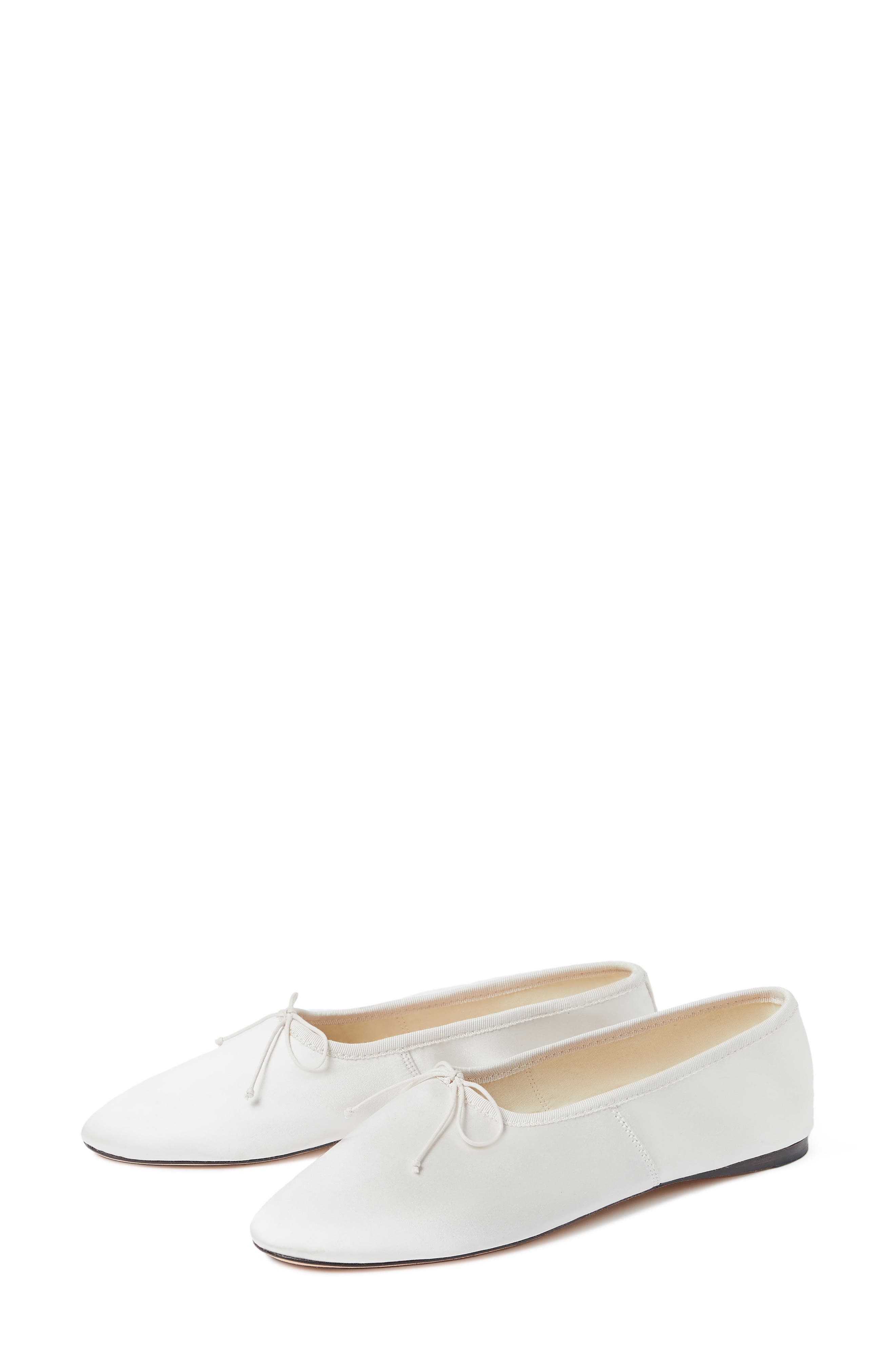 Loeffler Randall Landon Ballet Flat, Alternate, color, Cream White