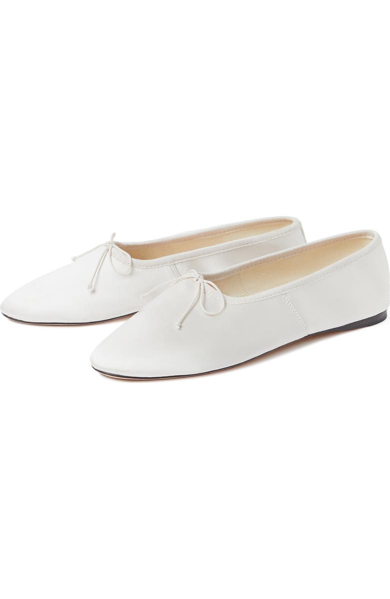 Loeffler Randall Landon Ballet Flat, Alternate, color, Cream White