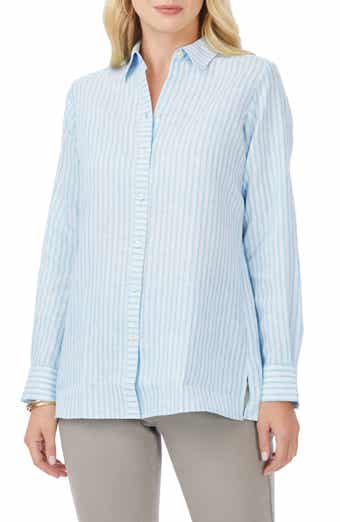 Jordan Stripe Linen Button-Up Shirt