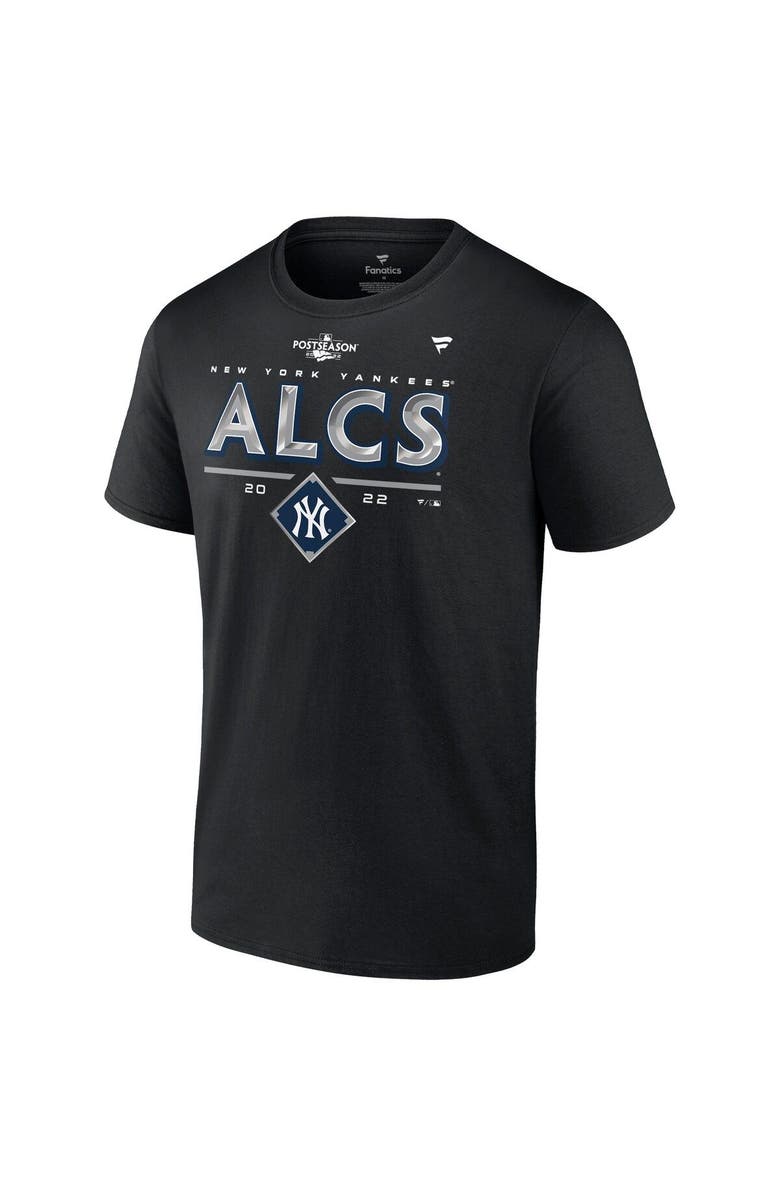 FANATICS Men's Fanatics Black New York Yankees 2022 Division Series Winner Locker Room T-Shirt, Alternate, color, 