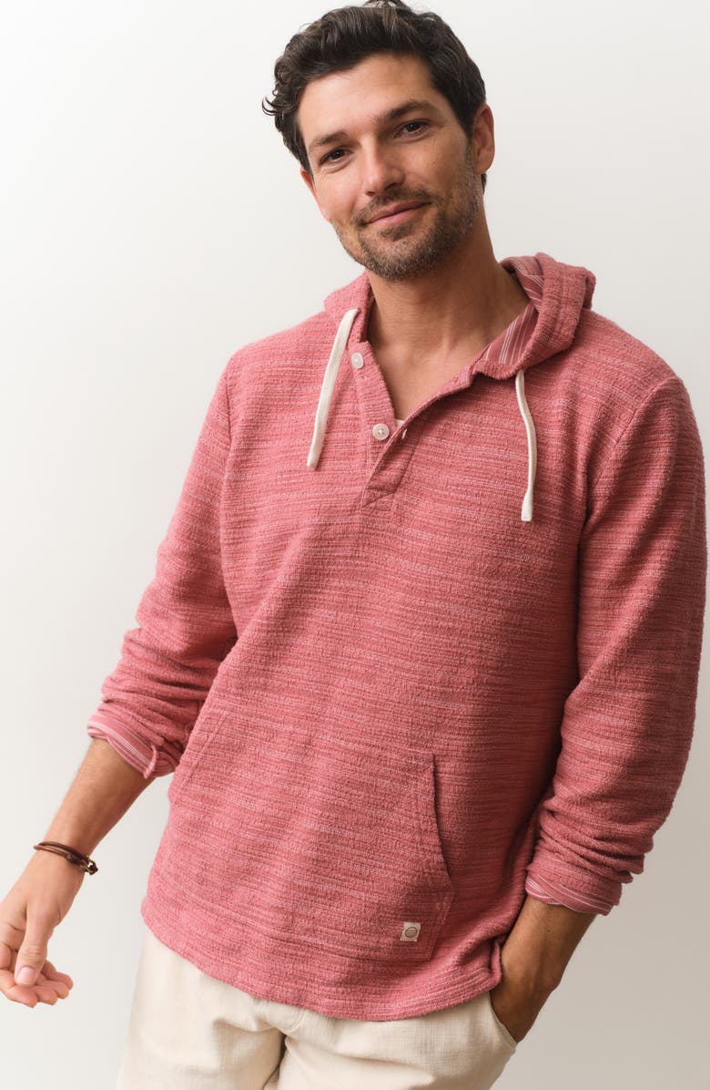 Marine Layer Portola Beach Hoodie, Alternate, color, Withered Rose