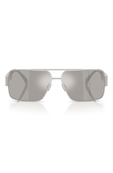 61mm Rectangular Sunglasses