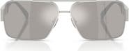 Versace 61mm Rectangular Sunglasses