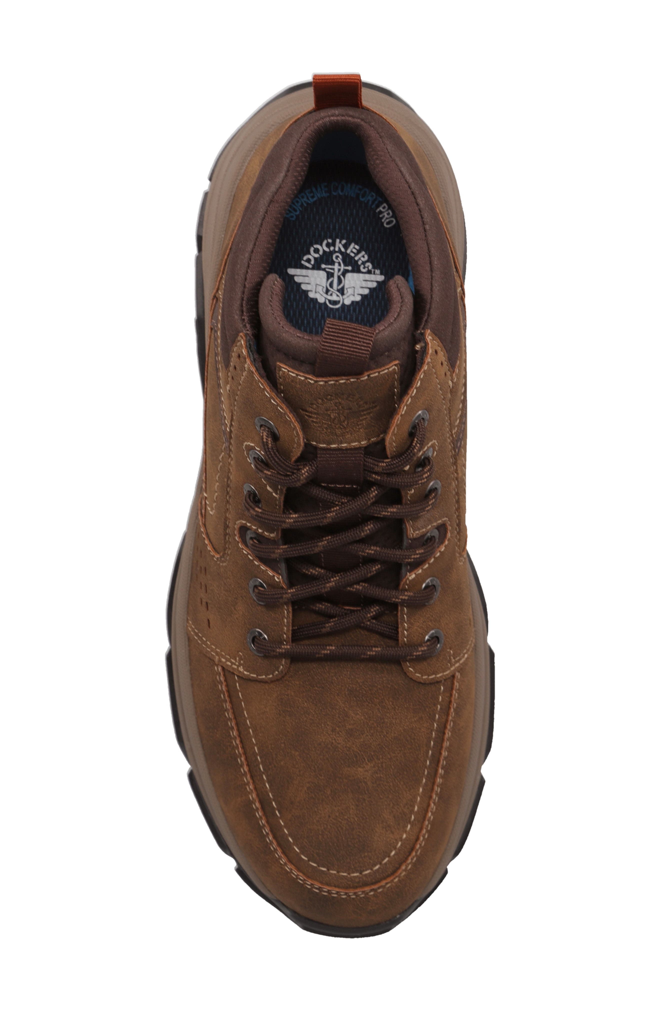 Royce Faux Leather Boot, Alternate, color, TOBACCO