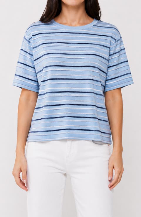 Holbie Striped Loose Fit T-shirt