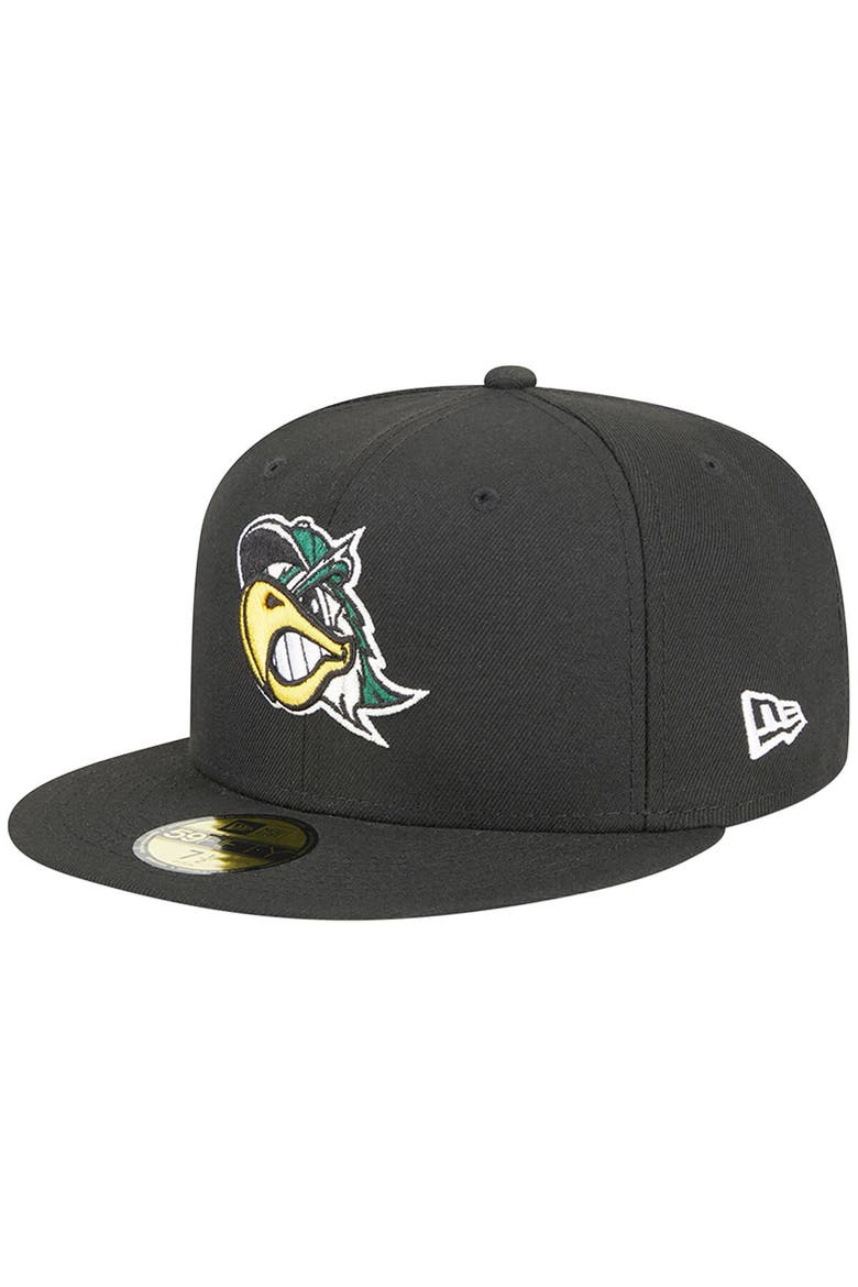 Men's New Era Black South Bend Cubs Theme Nights South Bend Silver Hawks  59FIFTY Fitted Hat, Main, color, Black