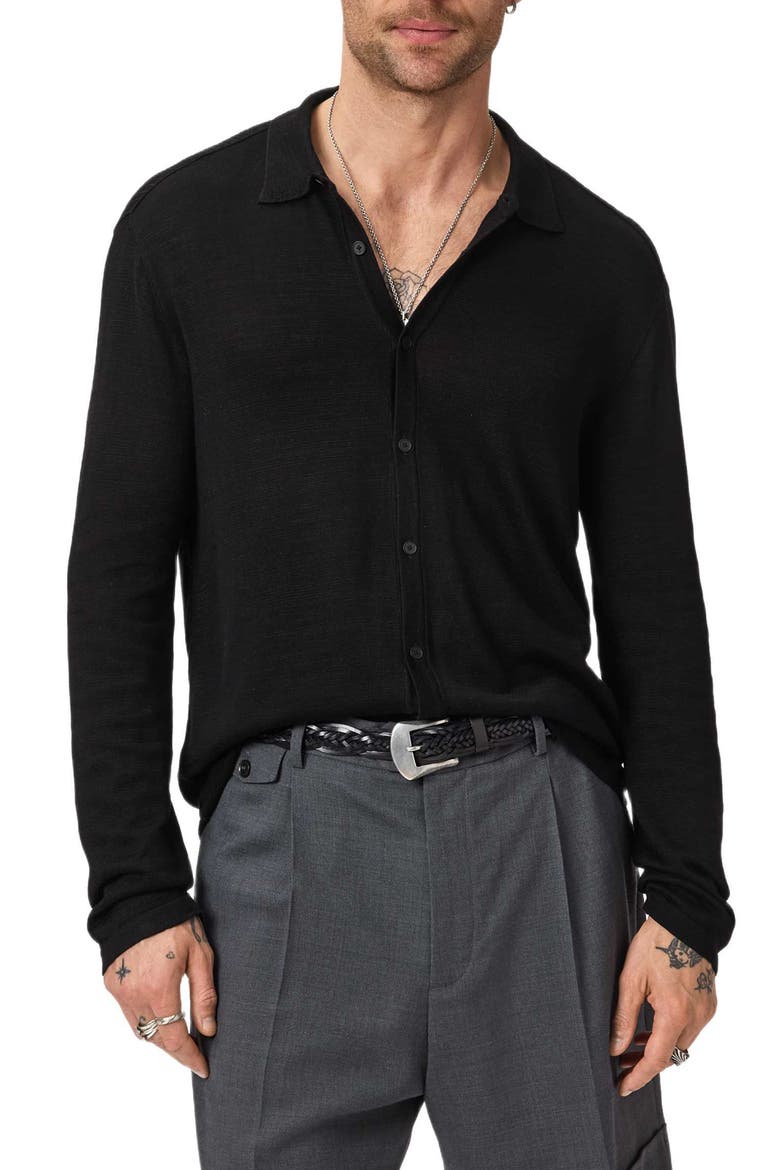 Sorrenti Cardigan, Main, color, BLACK
