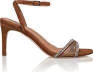 Joan Oloff Shoes Fame Ankle Strap Sandal Heel