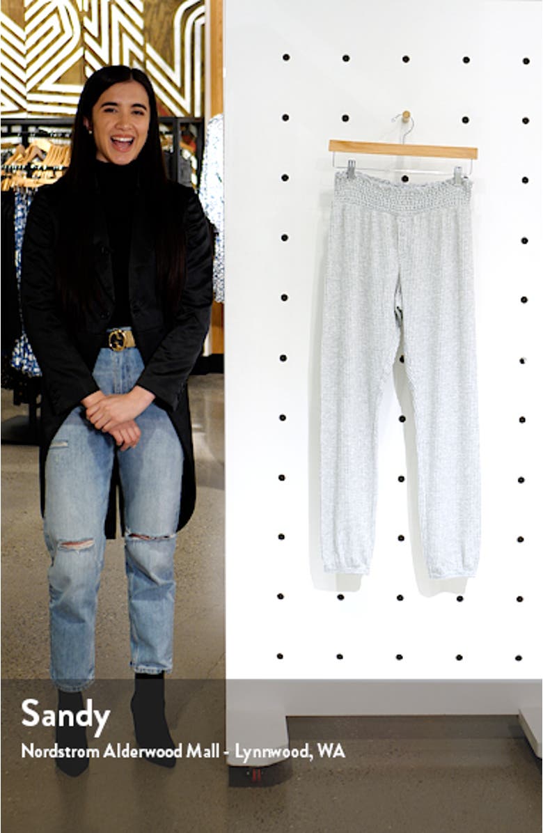 Smocked Thermal Jogger Pants, sales video thumbnail