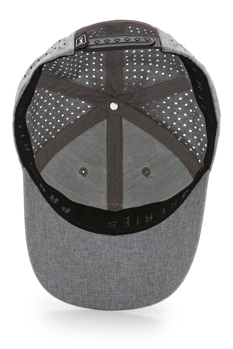 Heathered Snap Back Hat, Alternate, color, QUIET SHADE HEATHER