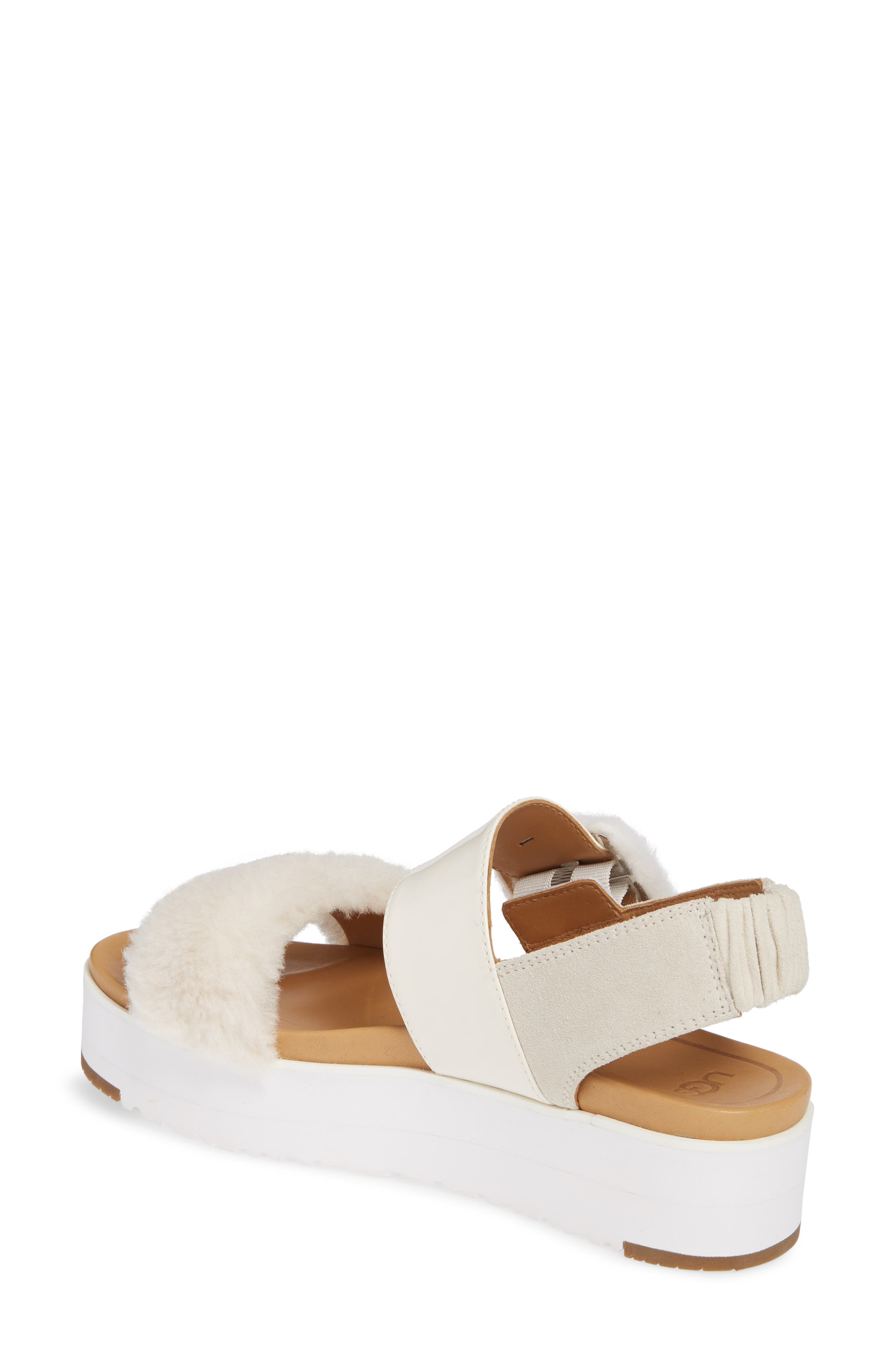 UGG<sup>®</sup> Le Fluff Flatform Sandal, Alternate, color, 