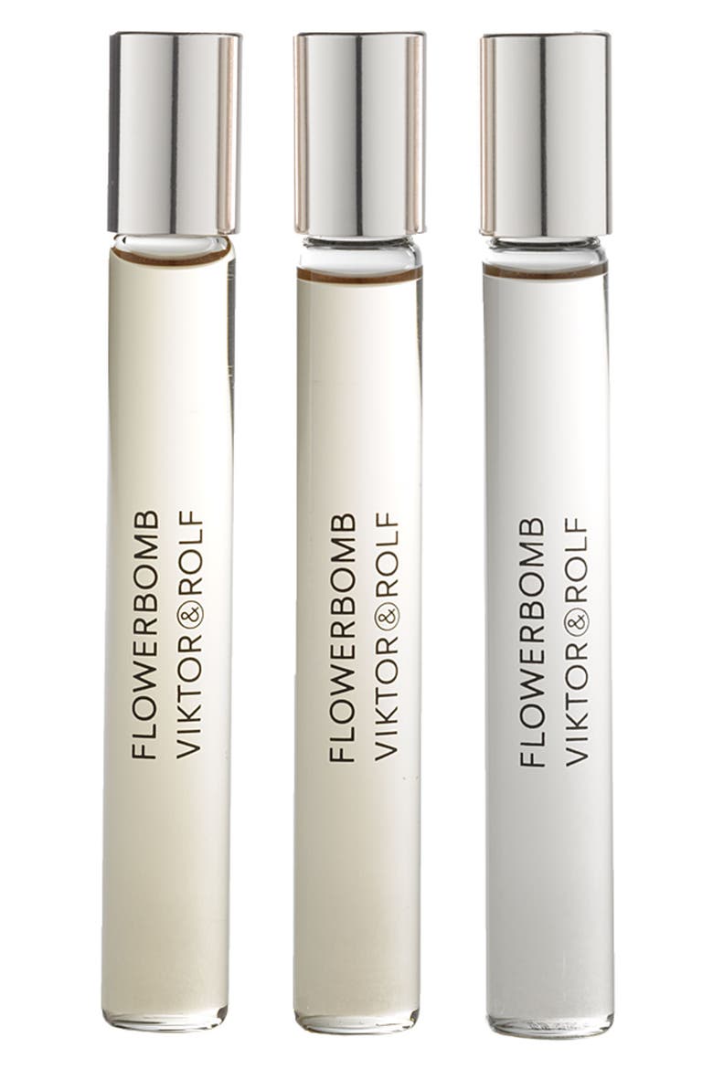 Flowerbomb Rollerball Trio (Nordstrom Exclusive), Main, color, NO COLOR